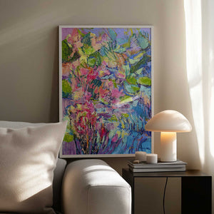 Tablou înramat „Vibrant Floral Dreams” de Dorothy Fagan