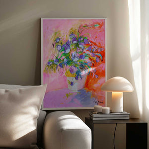 Tablou înramat „Vibrant Petals” de Dorothy Fagan