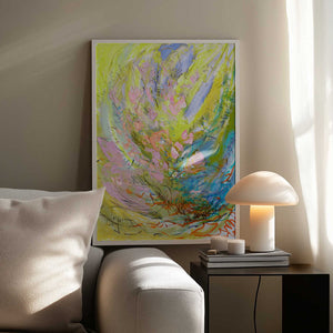 Tablou înramat „Whirl of Petals” de Dorothy Fagan