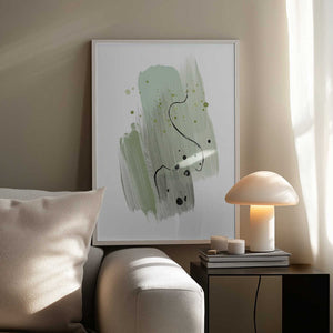 Tablou înramat „Planet Green-2” de Sally Ann Moss