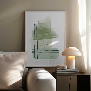 Tablou înramat „Planet Green-3” de Sally Ann Moss