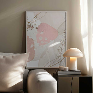 Tablou înramat „Silky Pink-3” de Sally Ann Moss