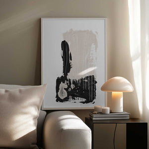 Tablou înramat „Black and White” de Sally Ann Moss