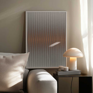 Tablou înramat „Euphoria - Gray and Orange” de Alma