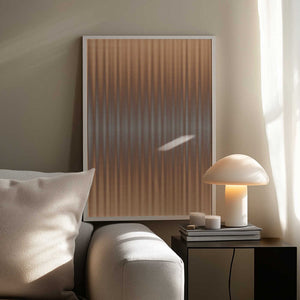 Tablou înramat „Euphoria - Orange and Gray” de Alma