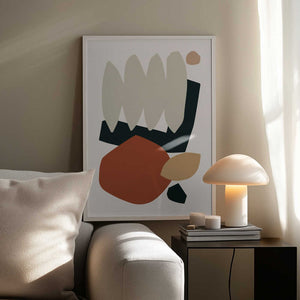 Tablou înramat „Collage Earth II” de Orara Studio
