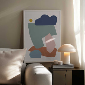 Tablou înramat „Collage Pastel I” de Orara Studio