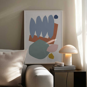 Tablou înramat „Collage Pastel II” de Orara Studio