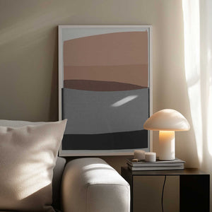 Tablou înramat „Modern Pink and Grey” de Orara Studio