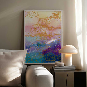 Tablou înramat „Nebula I” de Camille Contini