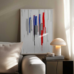 Tablou înramat „BILLS RED WHITE AND BLUE” de Fun Qui