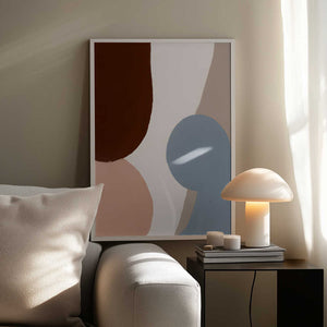 Tablou înramat „Earthy Curves” de Merel Takken