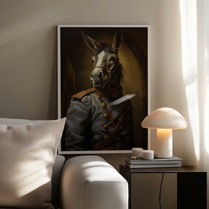 Tablou înramat „Donkey In Costume 3” de Bilge Paksoylu