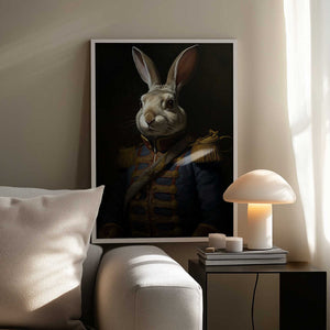 Tablou înramat „Rabbit In Costume 1” de Bilge Paksoylu