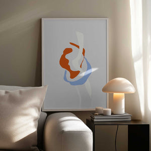 Tablou înramat „Scandi Abstract 8” de Anne-Marie Volfova