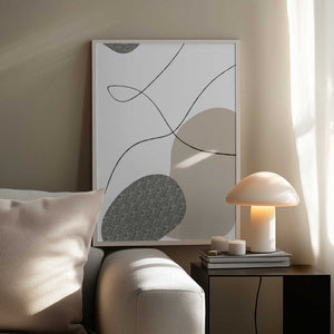 Tablou înramat „Abstract Bubbles” de Anne-Marie Volfova