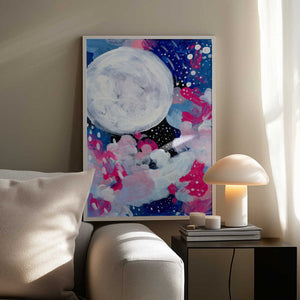 Tablou înramat „Magic Moon” de Ejaaz Haniff