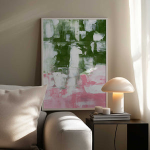 Tablou înramat „Olive Pink” de Ejaaz Haniff
