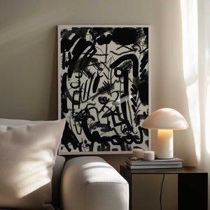 Tablou înramat „Abstraction With Inks” de Little Dean
