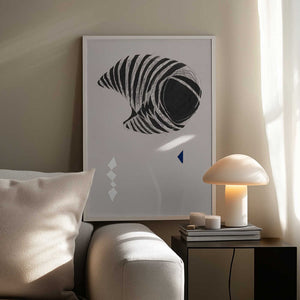 Tablou înramat „Abstract Stripes” de Little Dean