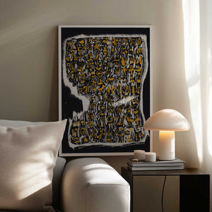 Tablou înramat „Ancient Script-Like Symbols” de Little Dean