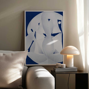 Tablou înramat „Paper Sculpture Abstract” de Little Dean