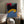 Tablou înramat „Black and Blue Abstract Liquify” de Little Dean