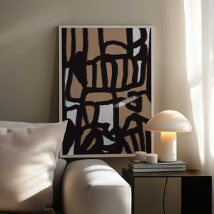Tablou înramat „Bold line composition 12” de Little Dean
