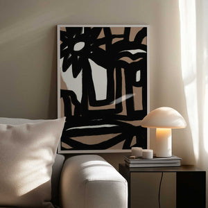 Tablou înramat „Bold line composition 10” de Little Dean