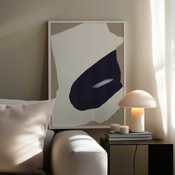 Tablou înramat „Contrasting Shapes” de Little Dean