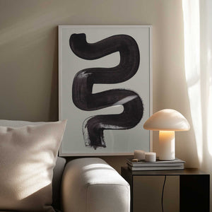 Tablou înramat „Ink Motif 24” de Ejaaz Haniff