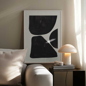 Tablou înramat „Ink Motif 26” de Ejaaz Haniff