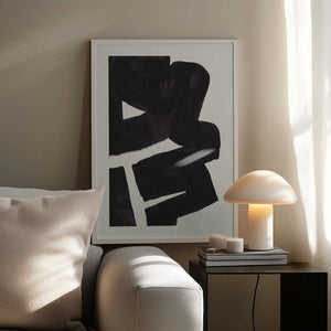 Tablou înramat „Ink Motif 46” de Ejaaz Haniff