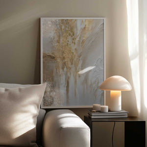 Tablou înramat „Golden marble” de Sally Ann Moss