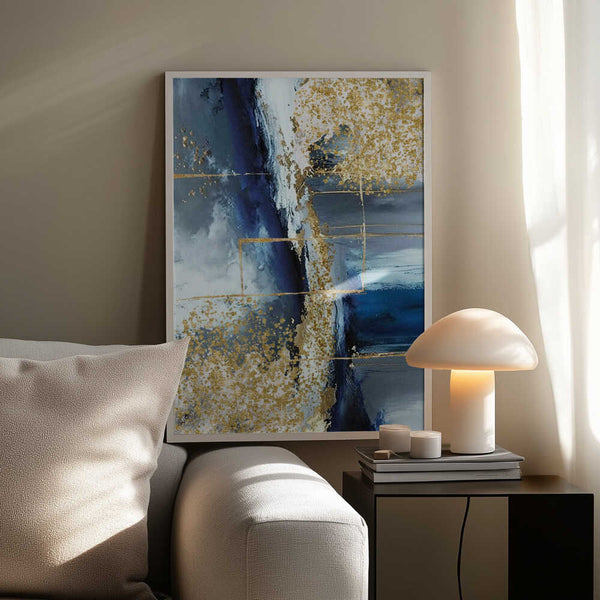 Tablou înramat „Blue Marble” de Sally Ann Moss