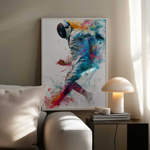 Tablou înramat „Fencing sport art #fencing #sport” de Justyna Jaszke