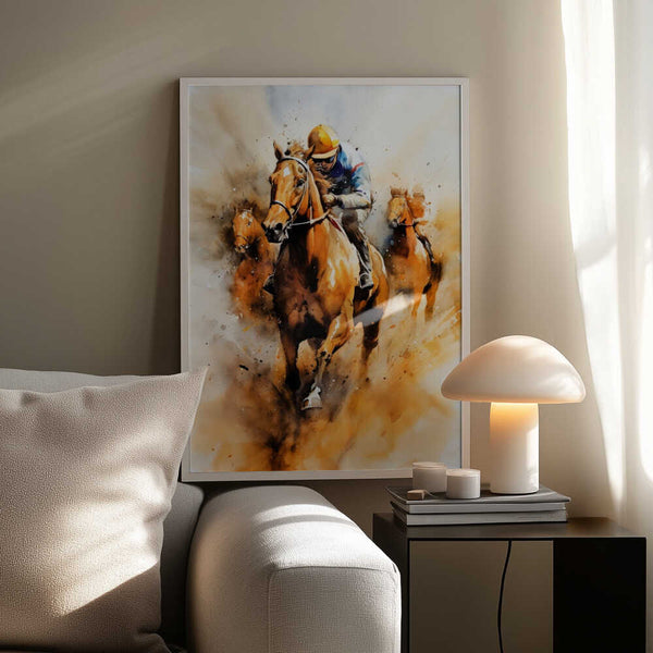 Tablou înramat „Sport Horse Rider 2” de Justyna Jaszke