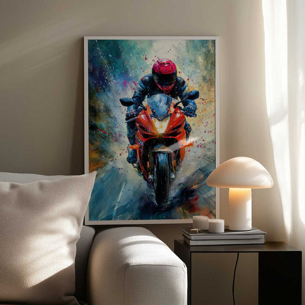 Tablou înramat „Sport Motor 1” de Justyna Jaszke