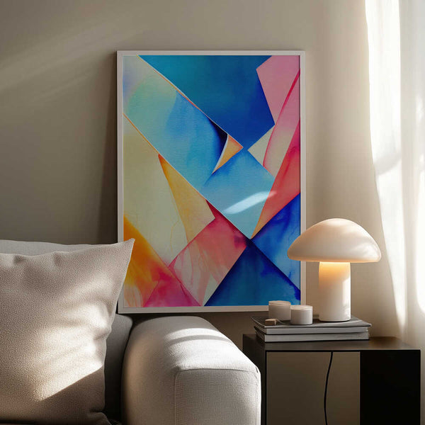 Tablou înramat „Nature Inspired Abstract Watercolor  (Day 91)” de Mauro