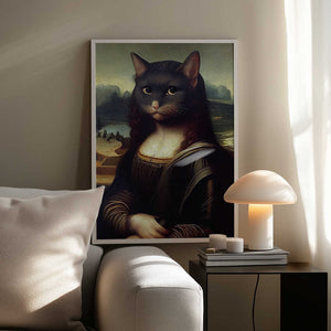 Tablou înramat „Meowlisa” de Dikhotomy