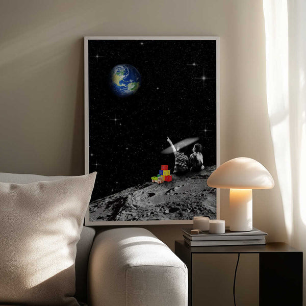 Tablou înramat „Together From the Moon” de Dikhotomy