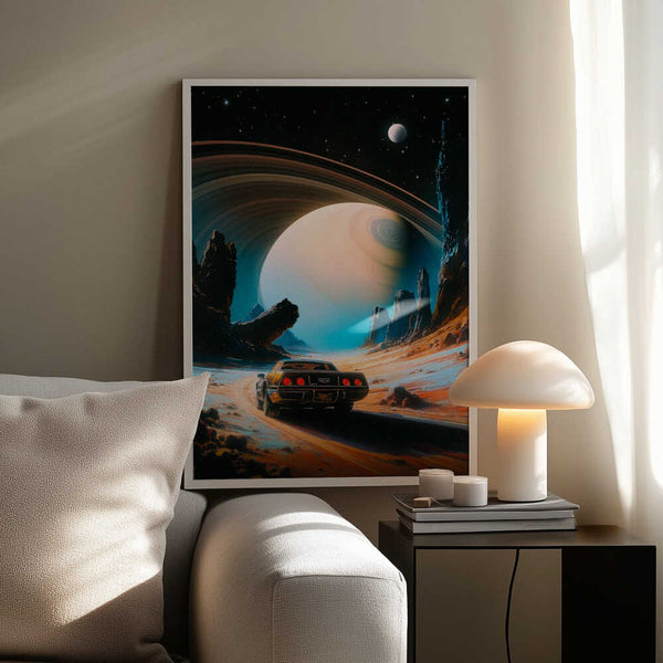 Tablou înramat „Ultimate Space Racer” de Taudalpoi