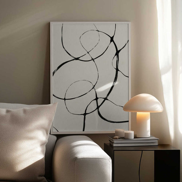 Tablou înramat „Entwined Lines” de Treechild