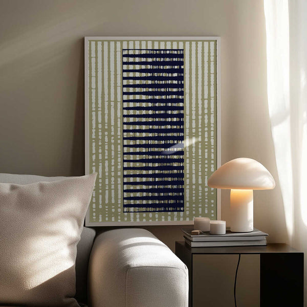 Tablou înramat „Geometric Pattern with Vertical Stripes” de Petr Strnad