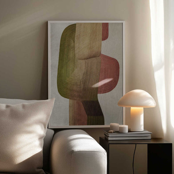 Tablou înramat „Metal Brushs nº3” de Alma