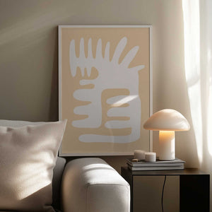 Tablou înramat „Abstract Organic Shape” de Natasha Playell