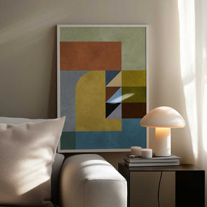 Tablou înramat „Geometric harmony 2” de Vitor Costa