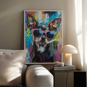 Tablou înramat „Bad Girl” de SHANDU