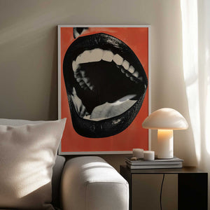 Tablou înramat „The Mouth” de Andreas Magnusson