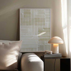 Tablou înramat „Neutral Tangle Grid 2” de cartissi